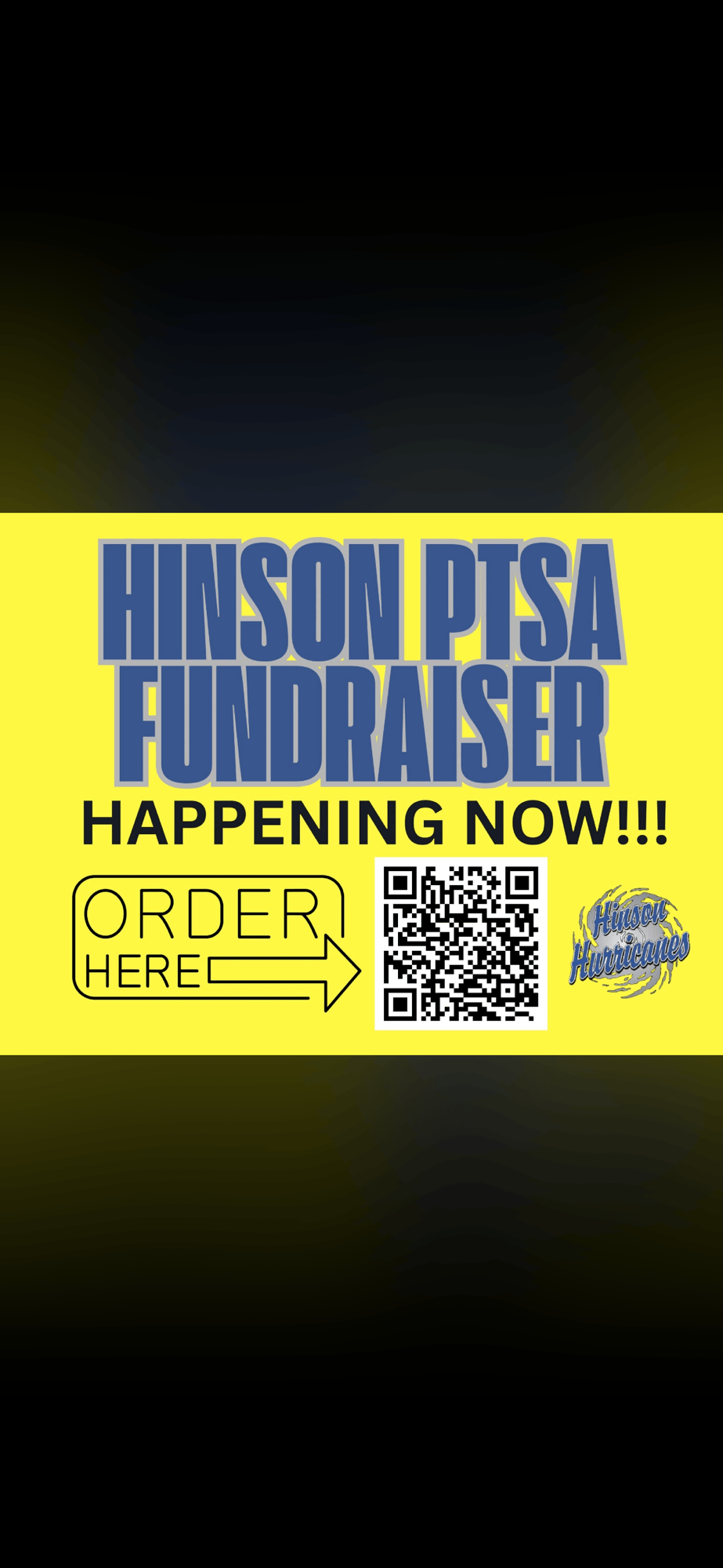 Yes, that is my fundraiser!